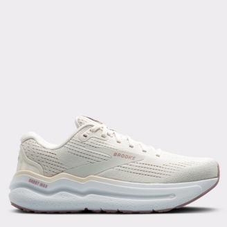 BROOKS WOMENS GHOST MAX 2 B COCONUT MILK GREY ZEPHYR