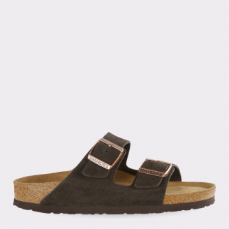 BIRKENSTOCK ARIZONA SFB MOCCA SUEDE LEATHER UNISEX REGULAR