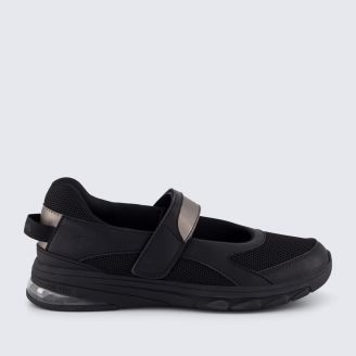 HOMYPED WOMENS AIRSTEP MJ BLACK