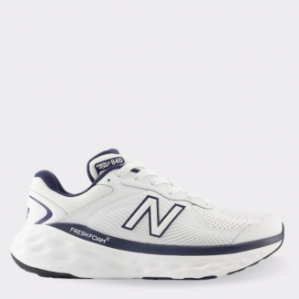 NEW BALANCE MENS 840 WHITE 2E-WIDTH