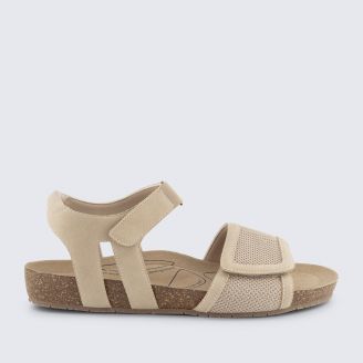 HOMYPED WOMENS RIVER SANDAL MESH NOUGAT