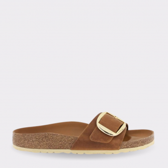 BIRKENSTOCK MADRID BIG BUCKLE COGNAC OILED LEATHER NARROW