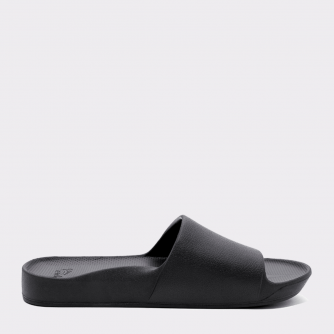 ARCHIES UNISEX ARCH SUPPORT SLIDES BLACK